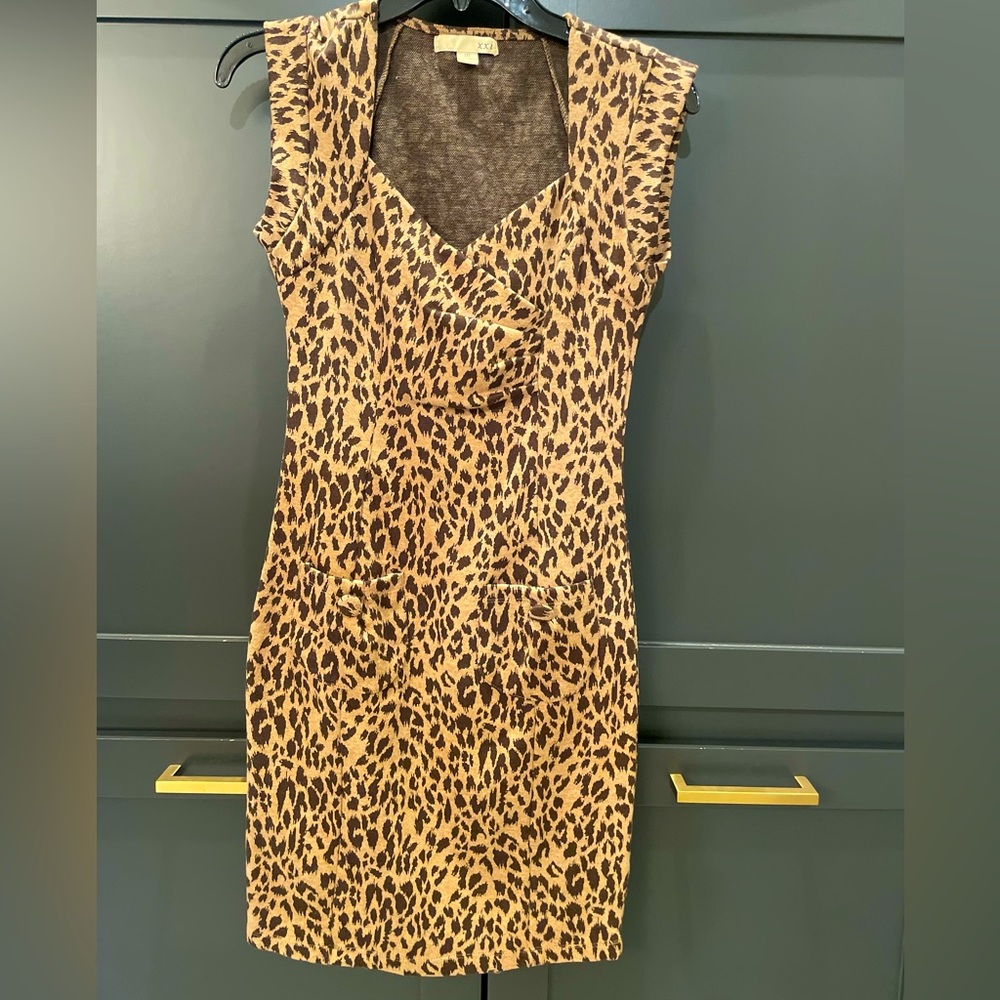 Sexy Fitted Leopard Dress